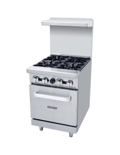 ESTUFA PESADA DE GAS CON HORNO / 4 QUEMADORES